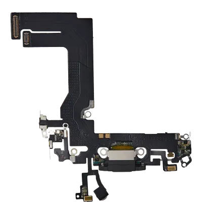 Charging Port Flex Cable For iPhone 13 Mini (Aftermarket Plus) (Midnight)