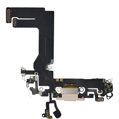 Charging Port Flex Cable For iPhone 13 Mini (Aftermarket Plus) (Pink)