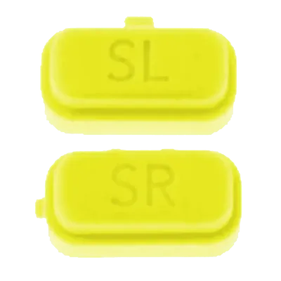 SR and SL Switch Button For Nintendo Switch Joy Con Controller (2 Piece Set) (Yellow)
