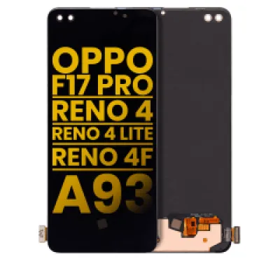 Дисплейний модуль (OLED) без рамки для OPPO F17 Pro / Reno 4 / Reno 4 Lite / Reno 4F / A93 (Refurbished) (усі кольори)
