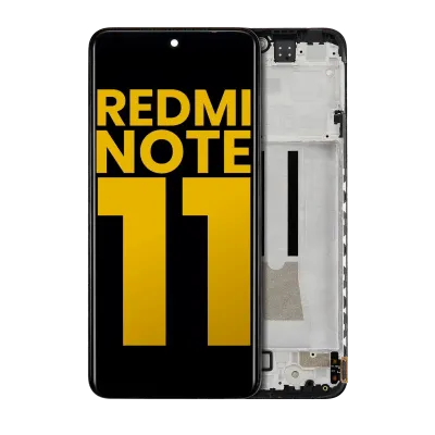 Дисплейний модуль OLED з рамкою для Xiaomi Redmi Note 11 (Refurbished) (All Colors)