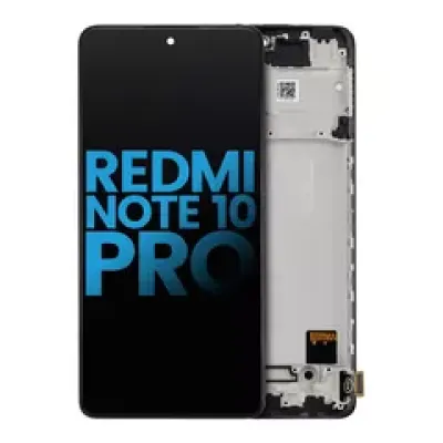 Дисплейний модуль (LCD) з рамкою для Xiaomi Redmi Note 10 Pro / Redmi Note 10 Pro Max (Aftermarket: Incell) (усі кольори)