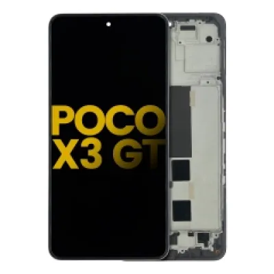 Дисплейний модуль (LCD) з рамкою для Xiaomi Poco X3 GT (Refurbished) (усі кольори)