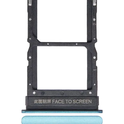Dual Sim Card Tray For Xiaomi Poco X3 GT (Wave Blue)