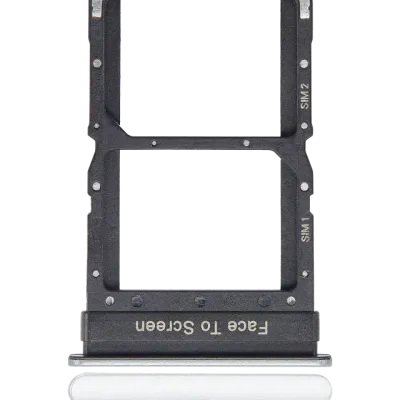 Dual Sim Card Tray For Xiaomi Poco X3 GT (Cloud White)