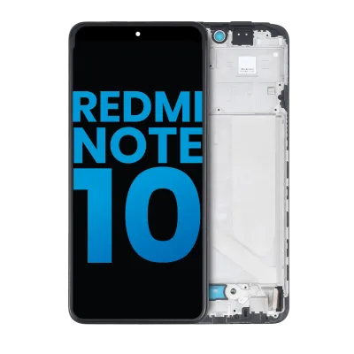 Дисплейний модуль (LCD) з рамкою для Xiaomi Redmi Note 10 4G / Redmi Note 10S (Aftermarket: Incell) (усі кольори)