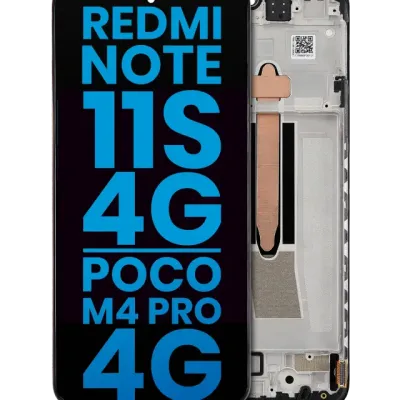Дисплейний модуль (LCD) з рамкою для Xiaomi Redmi Note 11S 4G / Poco M4 Pro 4G (Aftermarket: Incel) (усі кольори)