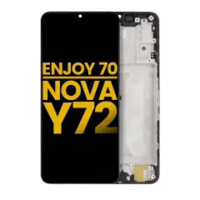 Дисплейний модуль (LCD) з рамкою для Huawei Enjoy 70 / Nova Y72 (Refurbished) (всі кольори)