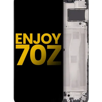 Дисплейний модуль (LCD) з рамкою для Huawei Enjoy 70Z (Refurbished) (всі кольори)