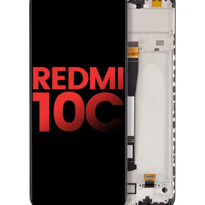 Дисплейний модуль (LCD) з рамкою для Xiaomi Redmi 10C (Aftermarket Plus) (всі кольори)
