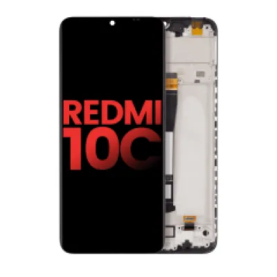 Дисплейний модуль (LCD) з рамкою для Xiaomi Redmi 10C (Aftermarket Plus) (всі кольори)