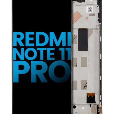 Дисплейний модуль (LCD) з рамкою для Xiaomi Redmi Note 11 Pro / Note 11 Pro 5G / Xiaomi Poco X4 Pro 5G / Redmi Note 11E Pro (Aftermarket: Incell) (всі кольори)