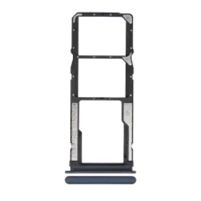 Лоток SIM (Dual) для Xiaomi Redmi 10X 4G / Note 9 (Midnight Gray)