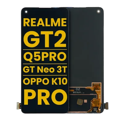 OLED Assembly Without Frame For Realme GT2 / Q5 Pro / GT Neo 3T / OPPO K10 Pro (Refurbished) (All Colors)