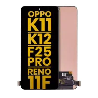 Дисплейний модуль (OLED) без рамки для OPPO K11 / K12 / F25 Pro / Reno 11F (Refurbished) (всі кольори)