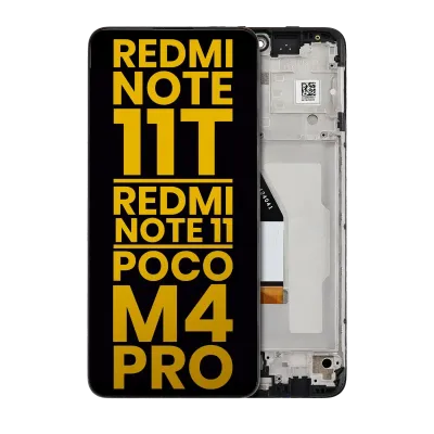 LCD Assembly With Frame For Xiaomi Redmi Note 11T 5G / Xiaomi Redmi Note 11 5G / Xiaomi Poco M4 Pro 5G (Refurbished) (All Colors)