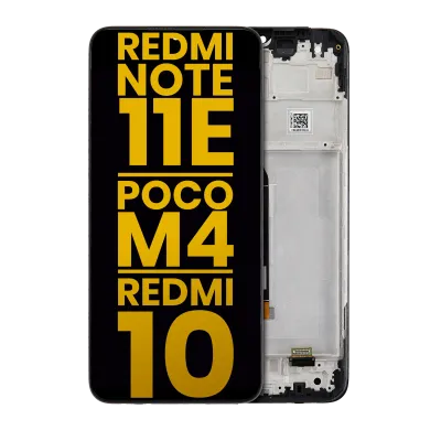 Дисплейний модуль (LCD) з рамкою для Xiaomi Redmi Note 11E / Xiaomi Poco M4 5G / Xiaomi Redmi 10 5G (Refurbished) (усі кольори)