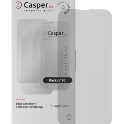 Casper Pro Tempered Glass for iPhone 14 Pro (10 Pack) (Matte)