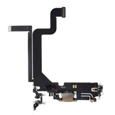Шлейф зарядки для iPhone 14 Pro Max (Premium) (золотий)