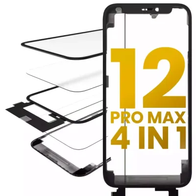 OCA Master 4-in-1 Short Flex (Digitizer Touch With Glass + OCA + Frame Pre-installed) For iPhone 12 Pro Max