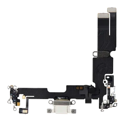 Charging Port Flex Cable For iPhone 14 Plus (Premium) (Starlight)