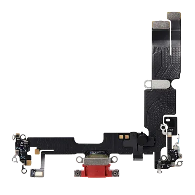 Charging Port Flex Cable For iPhone 14 Plus (Premium) (Red)