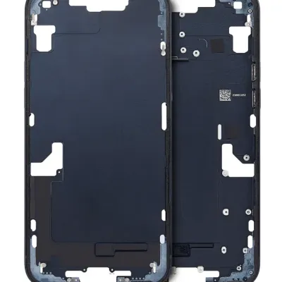 Mid-Frame Housing W/ Small Parts For iPhone 14 Plus (US Version) (Used OEM Pull: Grade A) (Midnight)