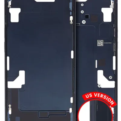 Mid-Frame Housing W/ Small Parts For iPhone 14 (US Version) (Used OEM Pull: Grade A) (Midnight)