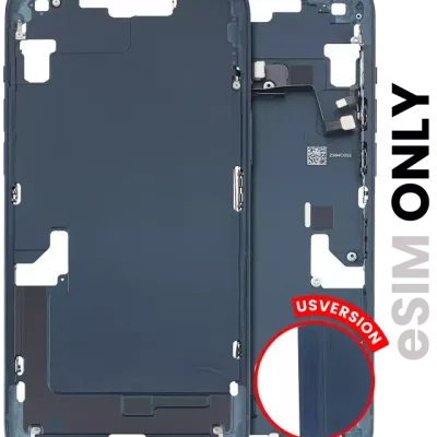 Mid-Frame Housing W/ Small Parts For iPhone 14 Plus (US Version) (Used OEM Pull: Grade B) (Midnight)