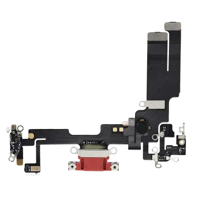Charging Port Flex Cable For iPhone 14 (Premium) (Red)
