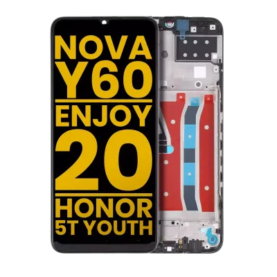 Дисплейний модуль (LCD) з рамкою для Huawei Nova Y60 / Huawei Enjoy 20 5G / Honor Play 5T Youth (Refurbished) (всі кольори)