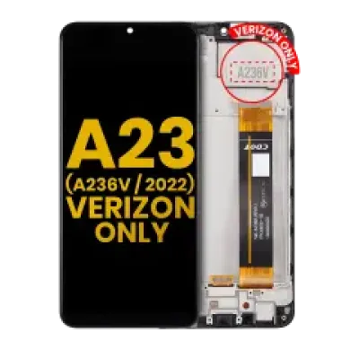 Дисплейний модуль (LCD) з рамкою для Samsung Galaxy A23 5G (A236V / 2022) (Verizon V Version) (Refurbished) (усі кольори)