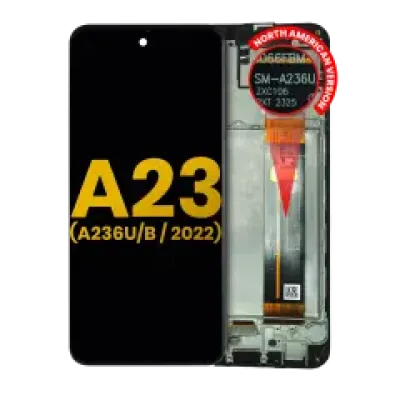 Дисплейний модуль (LCD) з рамкою для Samsung Galaxy A23 5G (A236 / 2022) (Refurbished) (усі кольори)