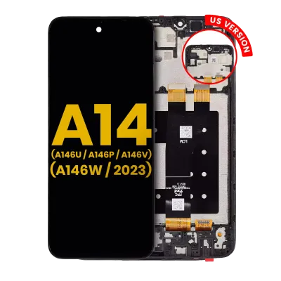 Дисплейний модуль для Samsung Galaxy A14 5G (A146U / A146P / A146V / A146W / 2023) з рамкою (US версія) (Refurbished) (всі кольори)