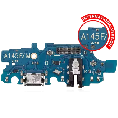 Розʼєм зарядки з платою для Samsung Galaxy A14 (A145F / 2023) (International Version) (Aftermarket Plus)