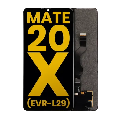 Дисплейний модуль (OLED) без рамки для Huawei Mate 20 X 4G / 5G (EVR-L29) (Refurbished) (чорний)