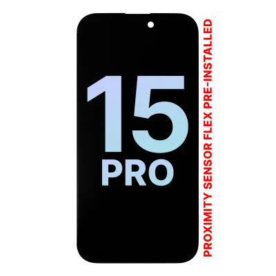 Дисплейний модуль (OLED) з тачскріном наближення для iPhone 15 Pro (Service Pack)