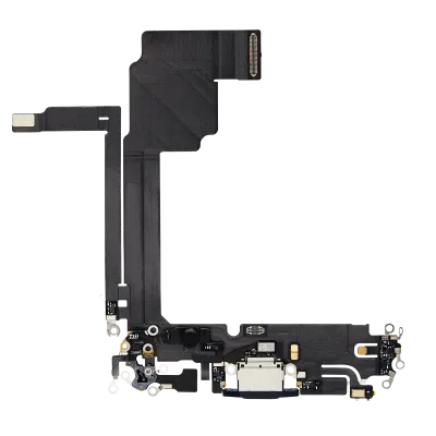 Charging Port Flex Cable For iPhone 15 Pro Max (Premium) (Blue Titanium)