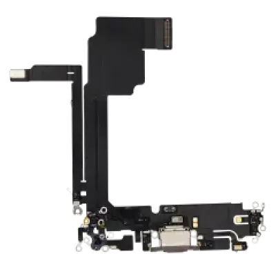 Шлейф зарядки для iPhone 15 Pro Max (Premium) (Natural Titanium)