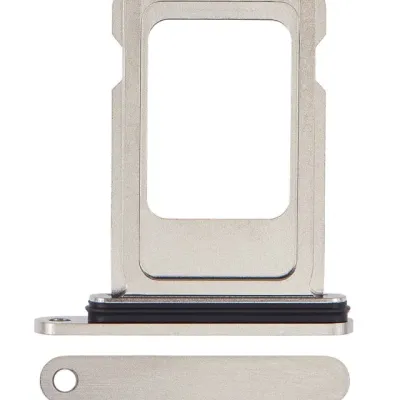 Лоток SIM для iPhone 15 Pro / 15 Pro Max (White Titanium)