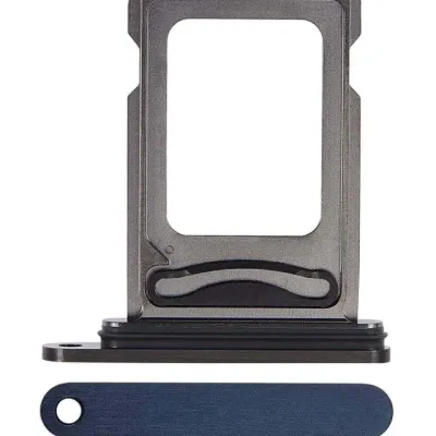 Dual Sim Card Tray For iPhone 15 Pro / 15 Pro Max (Blue Titanium)