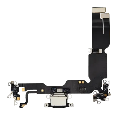 Charging Port Flex Cable For iPhone 15 Plus (Premium) (Black)