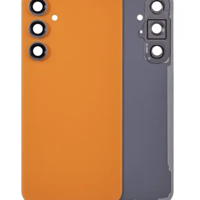 Задня кришка зі склом камери для Samsung Galaxy S23 FE 5G (Aftermarket Plus) (Tangerine)