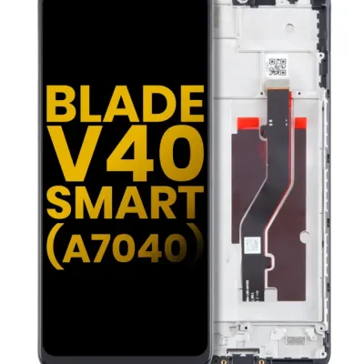 Дисплейний модуль (LCD) з рамкою для ZTE Blade V40 Smart (A7040) (Refurbished) (всі кольори)