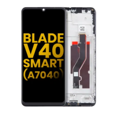 Дисплейний модуль (LCD) з рамкою для ZTE Blade V40 Smart (A7040) (Refurbished) (всі кольори)