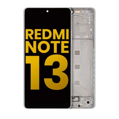 OLED Assembly With Frame For Xiaomi Redmi Note 13 5G (Refurbished) (White)
