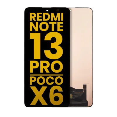 OLED Assembly Without Frame For Xiaomi Redmi Note 13 Pro 5G / Xiaomi Poco X6 5G (Refurbished) (All Colors)