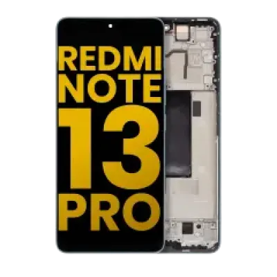 Дисплейний модуль (OLED) з рамкою для Xiaomi Redmi Note 13 Pro 5G (Refurbished) (синій)