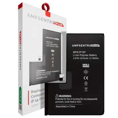 Replacement Battery For iPhone 15 Pro (Plus grade)
