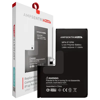 Replacement Battery For iPhone 15 Pro Max (Plus grade)